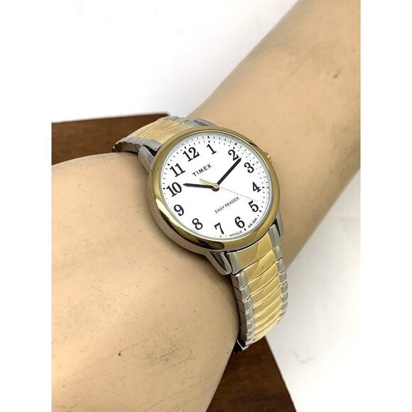 Timex Women's Watch TW2V94800 Quartz Indiglo White Dial Two Tone Stainle… - Picture 5 of 14